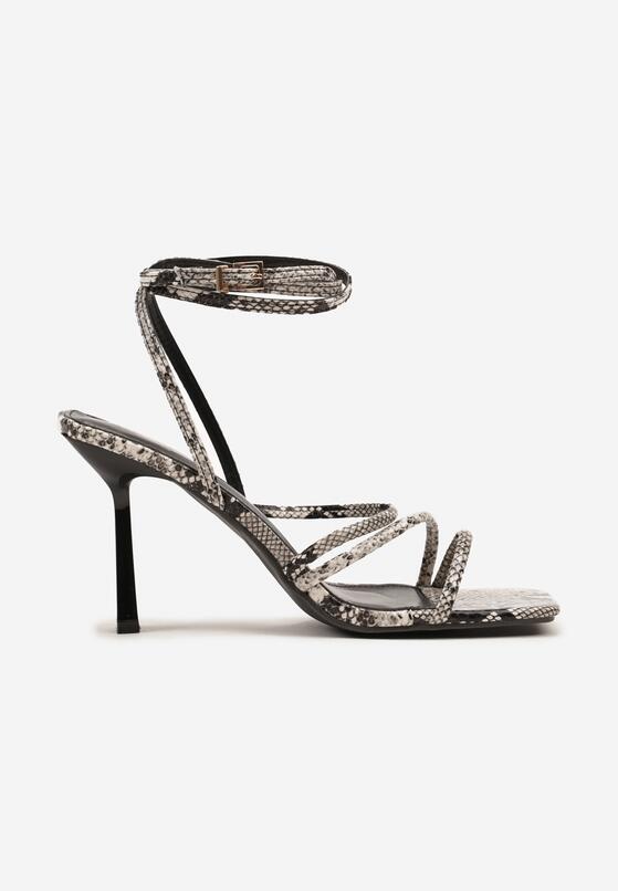 Sandale Print piele de șarpe 4