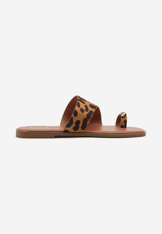 Papuci Imprimeu leopard 4
