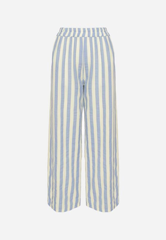 Pantaloni Albastru cu galben 6