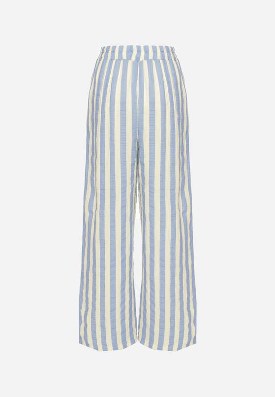 Pantaloni Albastru cu galben 7