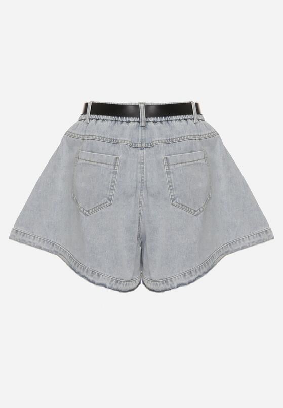 Pantaloni scurți Albastru deschis 7