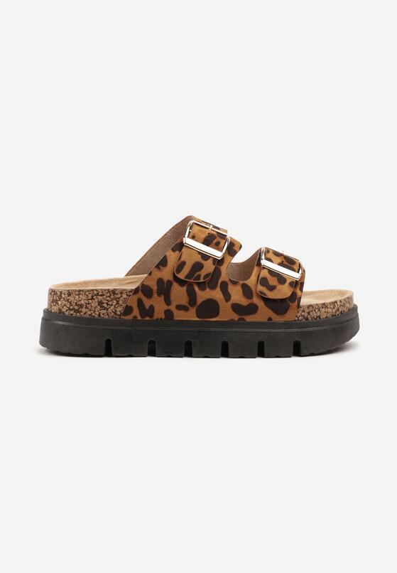 Papuci Imprimeu leopard 4