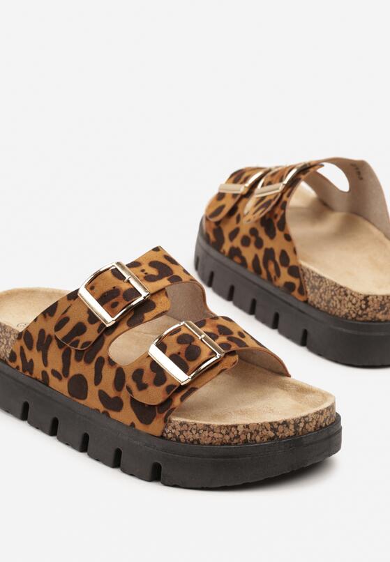 Papuci Imprimeu leopard 6