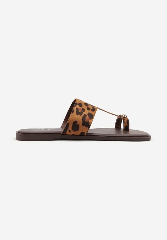 Papuci Imprimeu leopard 4