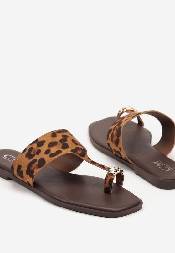 Papuci Imprimeu leopard 6