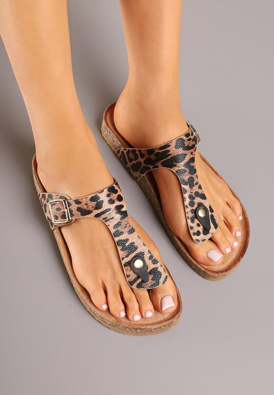 Papuci Imprimeu leopard 3