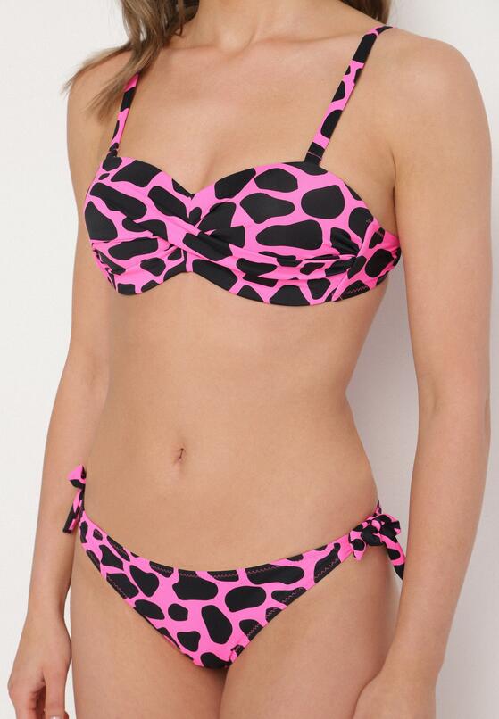 Costum de baie bikini Fucsia 4