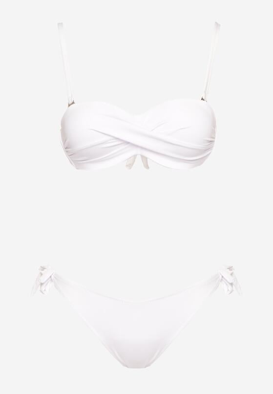 Costum de baie bikini Alb 5
