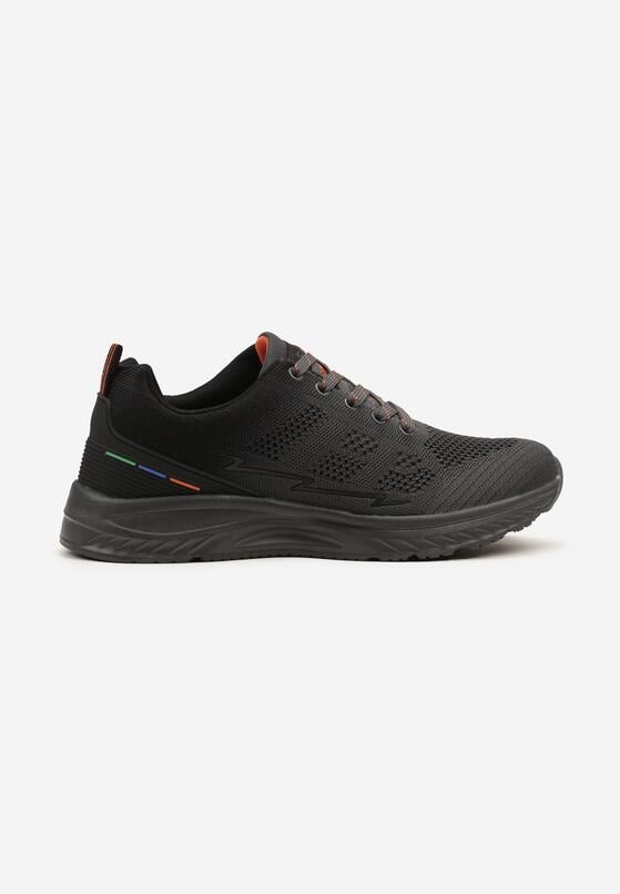 Ciemnoszare Buty Sportowe Sneakersy z Perforacją Ziraline 1