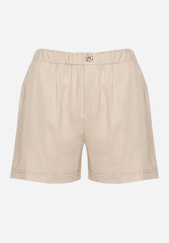 Pantaloni scurți Bej deschis 6