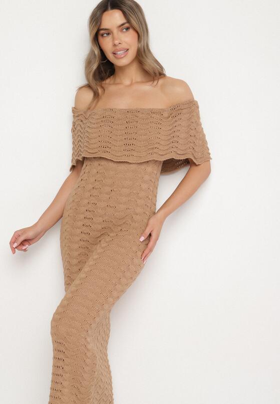 Rochie Bej închis 4