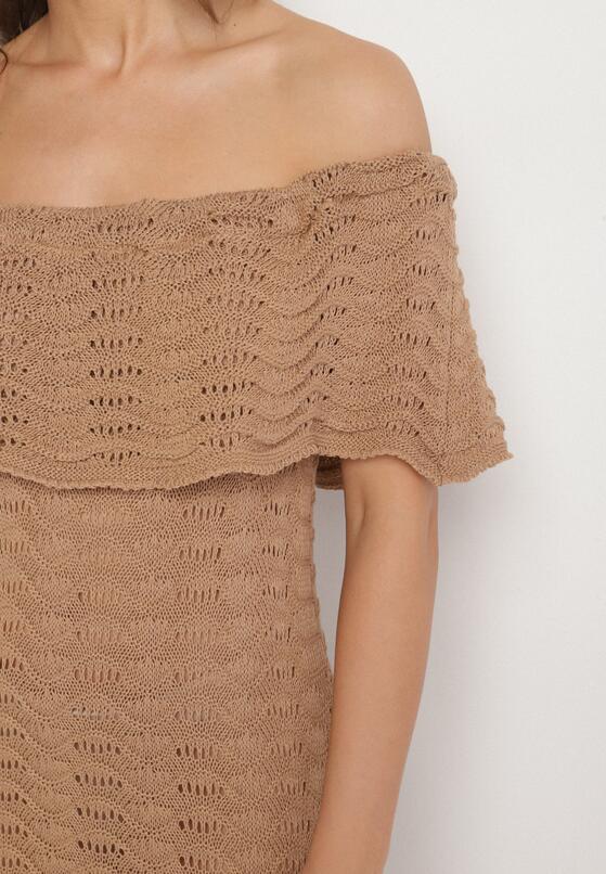 Rochie Bej închis 5