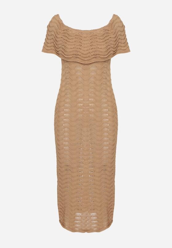 Rochie Bej închis 6