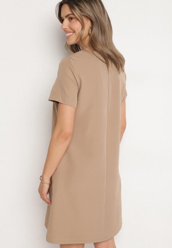 Rochie Bej închis 3