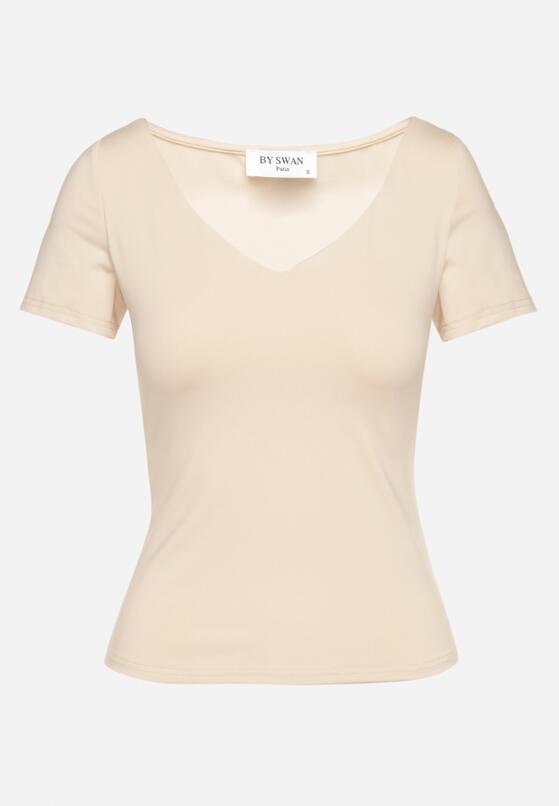 T-shirt Bej deschis 6