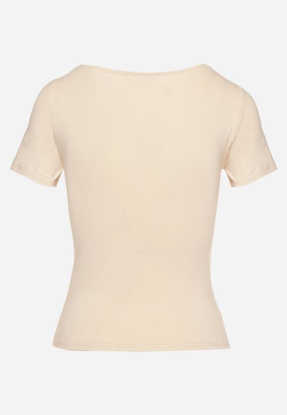 T-shirt Bej deschis 7