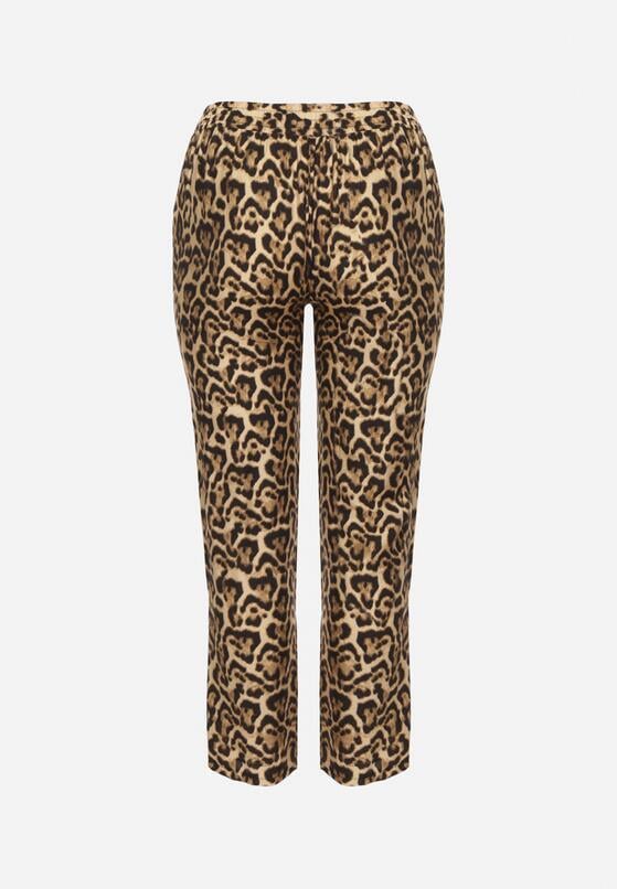Pantaloni Imprimeu leopard 7