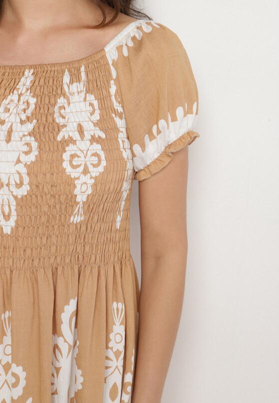 Rochie Bej închis 5