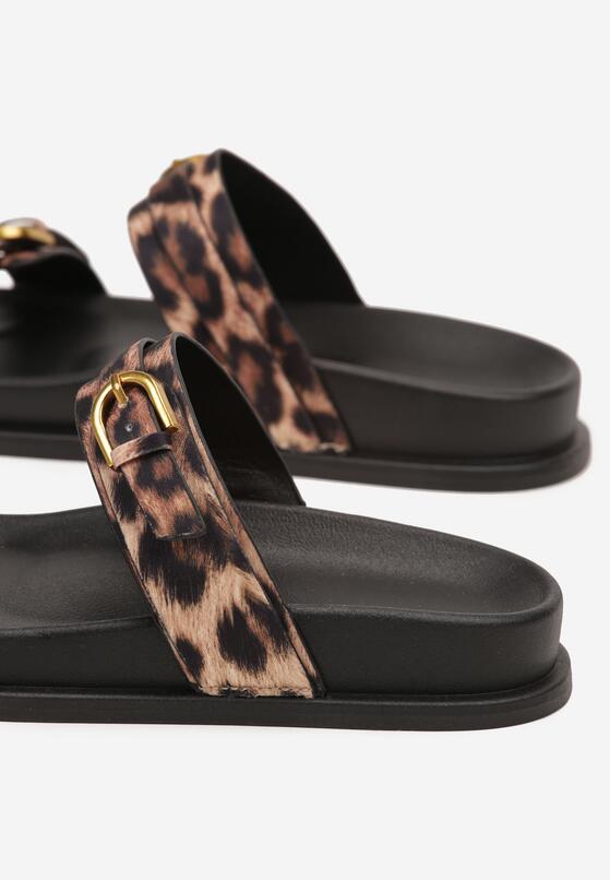 Papuci Imprimeu leopard 6
