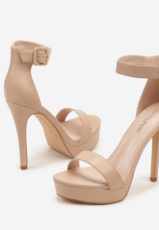 Pantofi stiletto Bej 6
