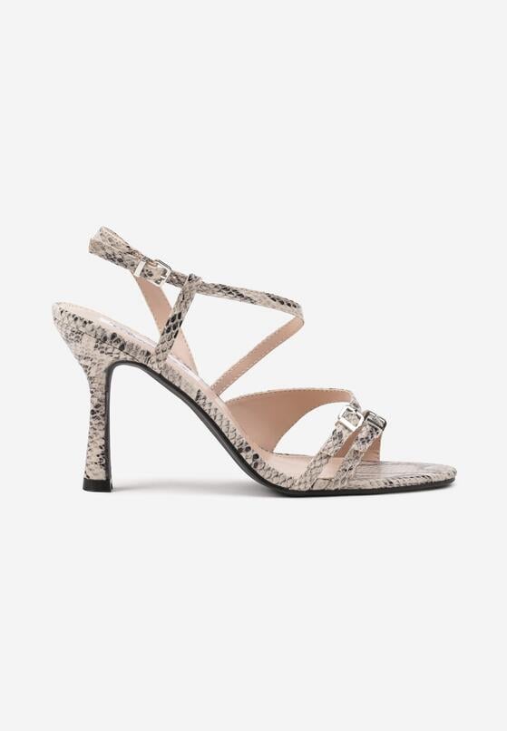 Sandale Print piele de șarpe 4