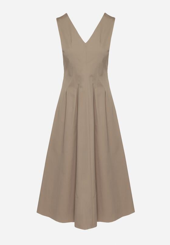 Rochie Bej închis 6