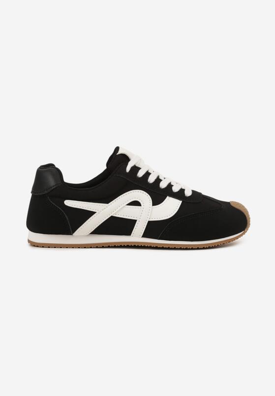 Czarne Sneakersy Ozdobione Geometrycznym Motywem Ardetia 4