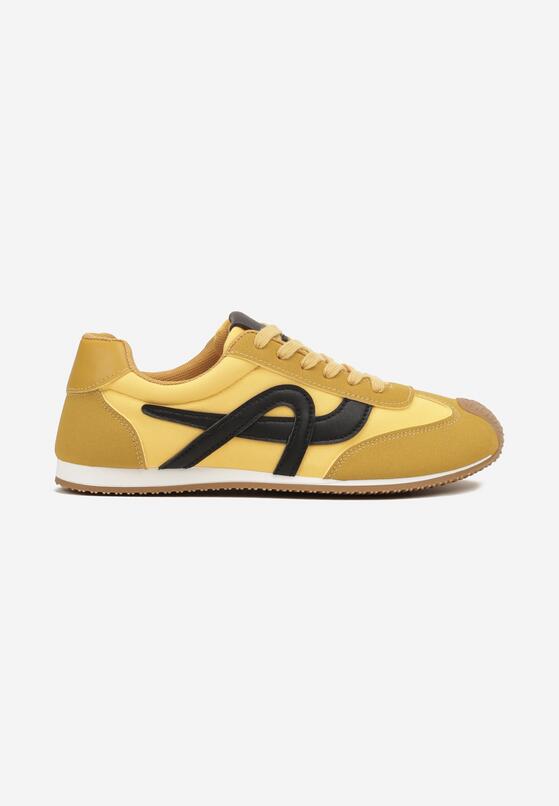 Żółte Sneakersy Ozdobione Geometrycznym Motywem Ardetia 4