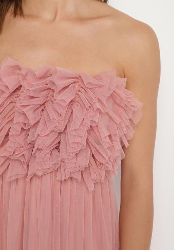 Rochie Roz închis 5