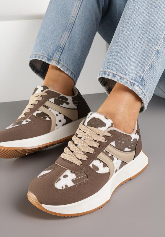 Czarno-Białe Sneakersy Ozdobione Paskami Florgisse 3