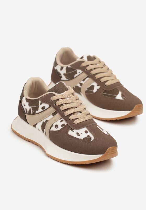 Czarno-Białe Sneakersy Ozdobione Paskami Florgisse 5