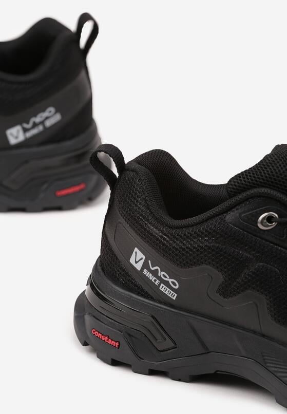 Czarne Buty Sportowe Sneakersy Ozdobione Tłoczeniem Rilonea 3