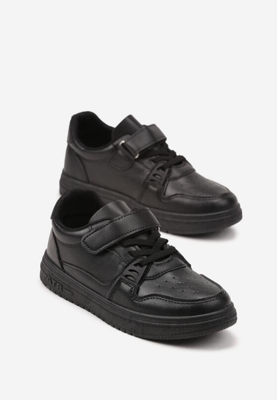 Czarne Buty Sportowe Sneakersy z Ozdobą Nolivine 2