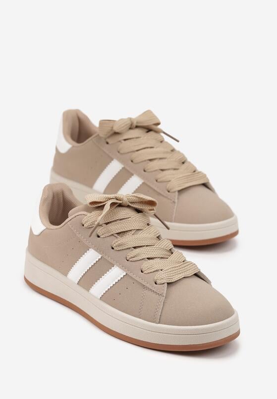 Sneakers Bej cu alb 5