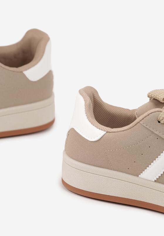 Sneakers Bej cu alb 6