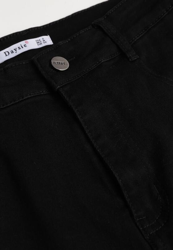 Czarne Jeansy o Szerokim Kroju z Wysokim Stanem Rilunisse 8