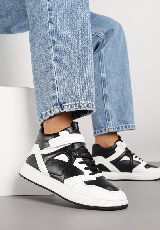 Sneakers Negru cu alb 2