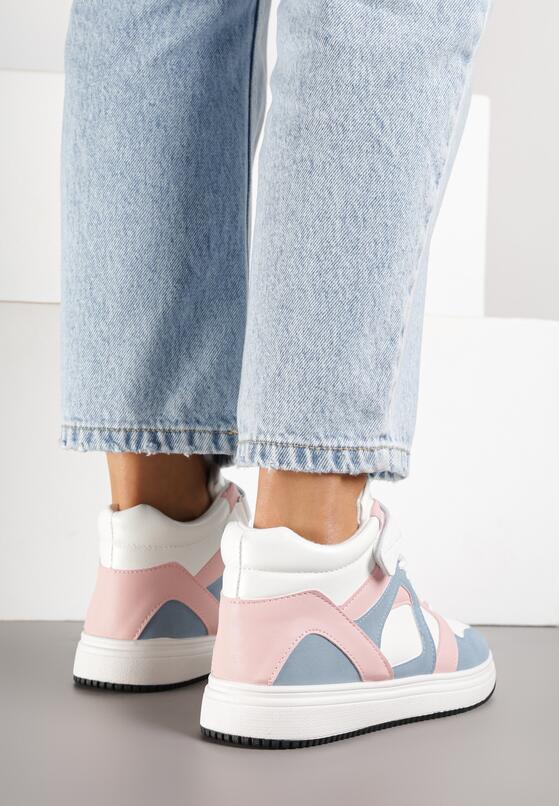 Sneakers Alb cu roz 3