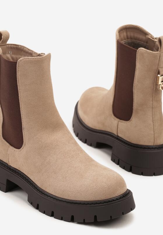 Botine Bej închis 6