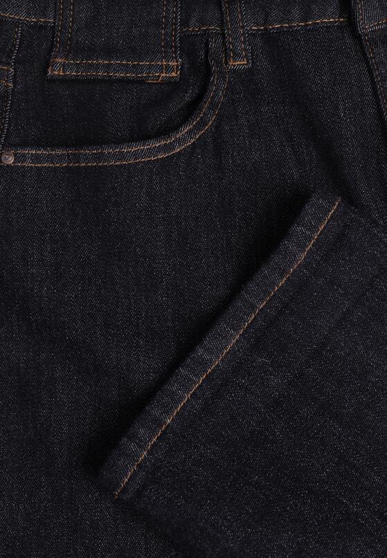 Granatowe Klasyczne Jeansy o Kroju Mom Fit Amartia 8