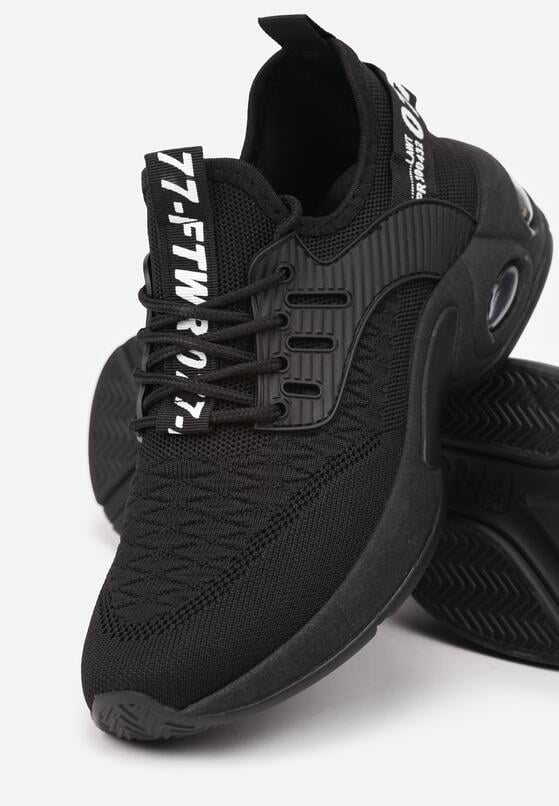 Czarne Buty Sportowe z Napisami Klymitheme 3
