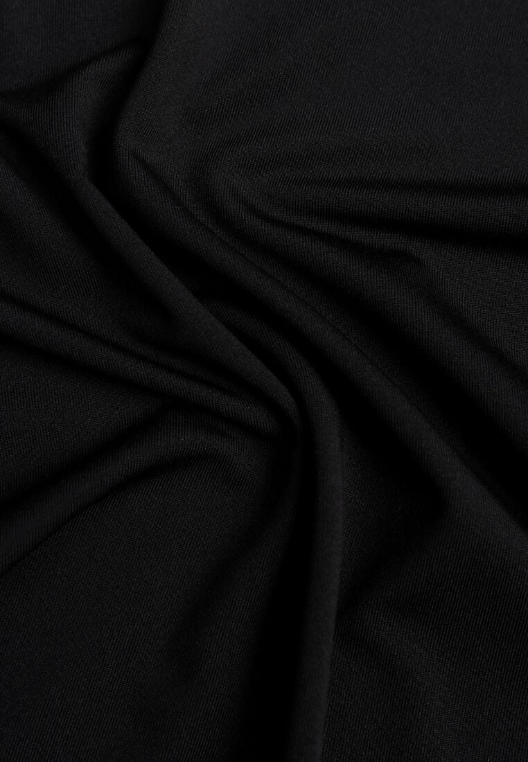 Czarna Bluzka z Golfem Vices Ozdobiona Transparentnymi Wstawkami Hatalie 8