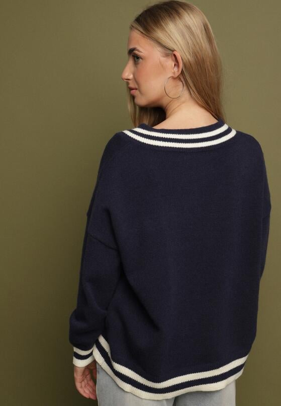 Pulover Bleumarin 3