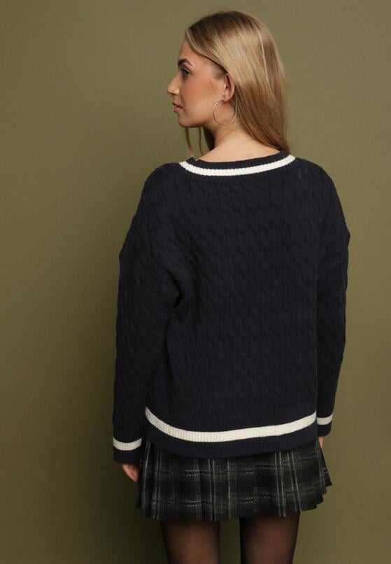 Pulover Bleumarin 3