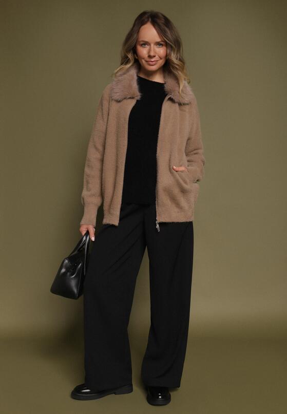 Cardigan Bej închis 2