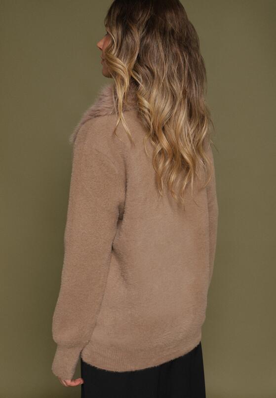 Cardigan Bej închis 3