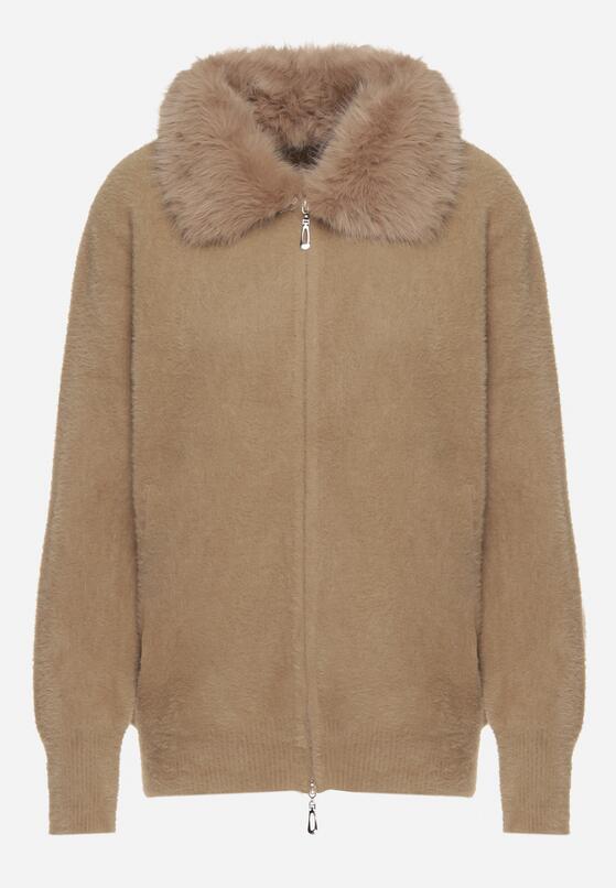 Cardigan Bej închis 6