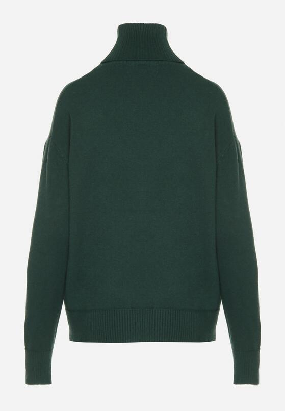 Pulover pe gât Verde 7