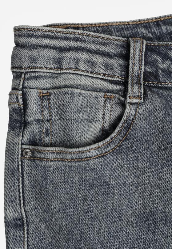 Niebieskie Jeansy o Kroju Dzwonów z Regularnym Stanem Setva 8