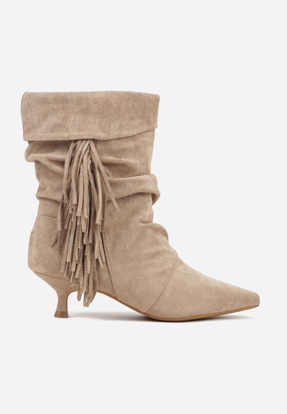 Botine Bej închis 4